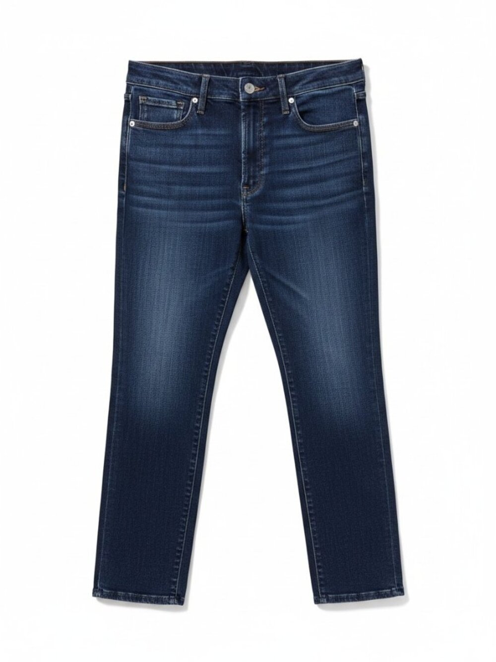 Good American Good Classic High Waist Slim Straight Jeans 10/30